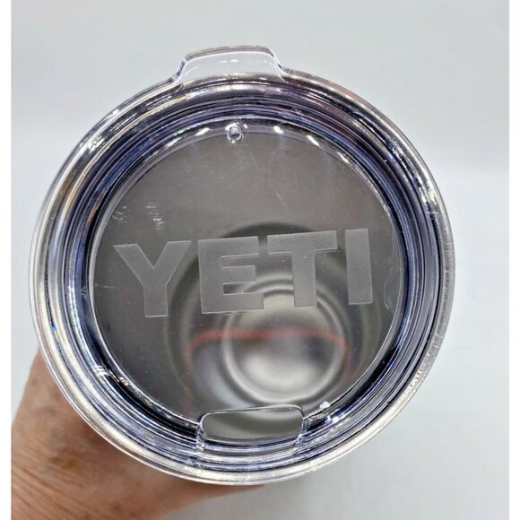 YETI Insulated Tumbler Lid Push In 32 Oz Quart Silver Stainless Steel Travel Cup - Picture 5 of 15